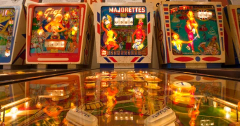 Flipperautomaten im Pacific Pinball Museum in Alameda