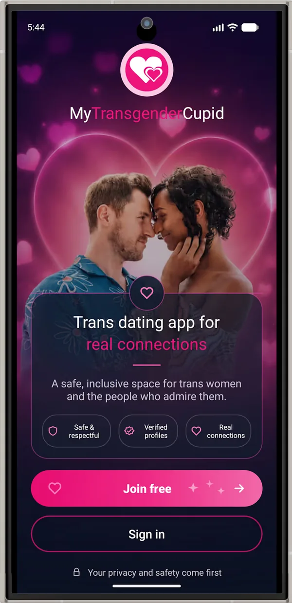Meld je aan bij MyTransgenderCupid