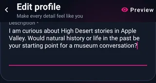 Illustrative profile draft — not a member statement — Apple Valley — MyTransgenderCupid