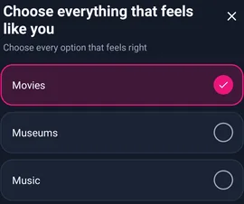Movies in der Android-Hobbyauswahl — MyTransgenderCupid
