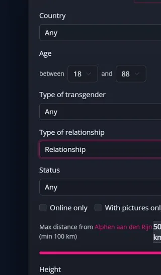 ประเทศและความสัมพันธ์พร้อมบริบท — MyTransgenderCupid