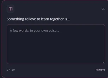 Something I’d love to learn together: eine freiwillige Profilfrage auf der MTC-Website Something I’d love to learn together: eine freiwillige Profilfrage auf der MTC-Website