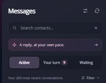 Use Filtro para encontrar conversas não lidas, favoritas ou arquivadas. Use Filtro para encontrar conversas não lidas, favoritas ou arquivadas. — MyTransgenderCupid