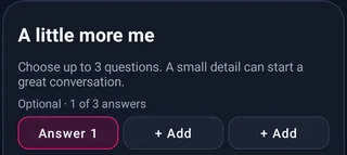 Optionale My-story-Fragen in Android Optionale My-story-Fragen in Android — MyTransgenderCupid