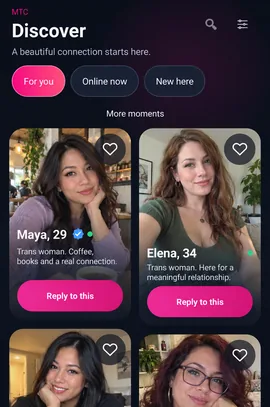 Perfiles Discover Perfiles Discover — MyTransgenderCupid