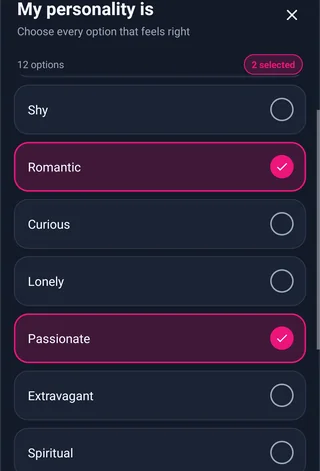 Personalidade no Android — MyTransgenderCupid