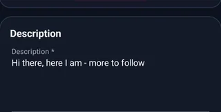 เขียนคำแนะนำตัวใน Android — MyTransgenderCupid