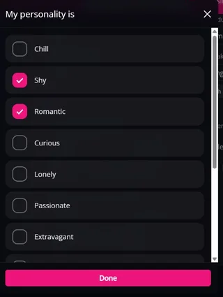 Traços de personalidade, incluindo Shy — MyTransgenderCupid