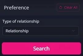 Preferencia de relación en búsqueda — MyTransgenderCupid