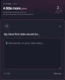 My story: Antwortfeld zum ersten Treffen mit Zeichenlimit My story: Antwortfeld zum ersten Treffen mit Zeichenlimit — MyTransgenderCupid