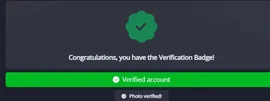 Beispielstatus einer Fotoverifizierung — MyTransgenderCupid