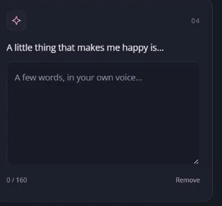 Pregunta opcional sobre un pequeño placer — MyTransgenderCupid