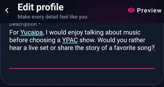 Illustrative profile draft — not a member statement — Yucaipa Illustrative profile draft — not a member statement — Yucaipa — MyTransgenderCupid