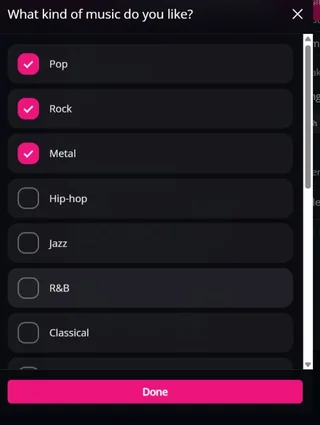 Préférences musicales — Music Préférences musicales — Music — MyTransgenderCupid