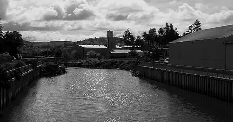 Petaluma River hacia el centro